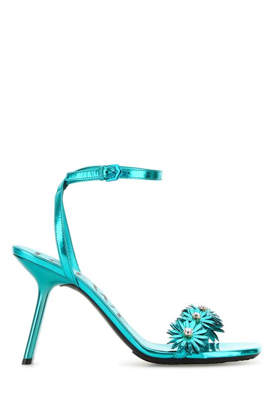  로에베 힐/펌프스 L616465X67 TURQUOISE LIGHT BLUE
