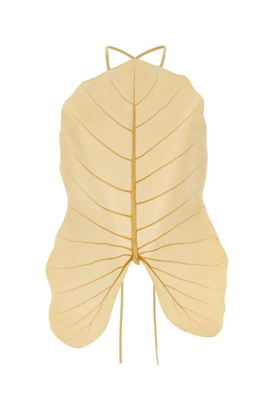  로에베 반팔 티셔츠 S616Y31L01 BEIGE YELLOW