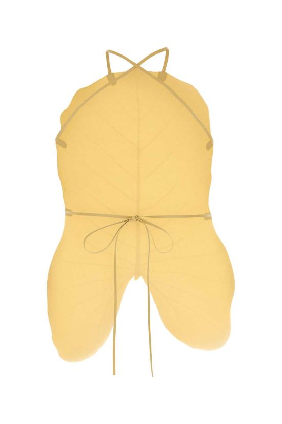  로에베 반팔 티셔츠 S616Y31L01 BEIGE YELLOW - LOEWE