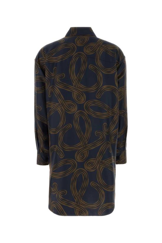 26SS 로에베 블라우스 S616Y05X74 NAVYBROWN PRINTED - LOEWE