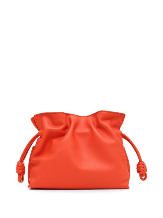 26FW 로에베 나파 카프스킨 미니 플라멘코 클러치 A411FC2XA6LE 5557 ORANGE - LOEWE