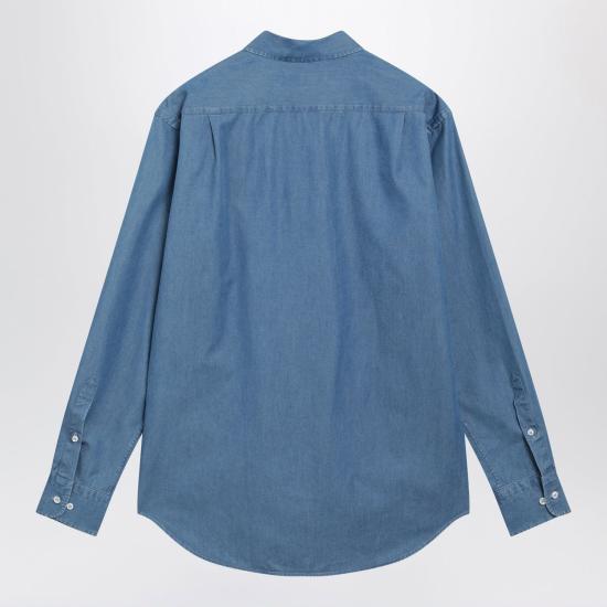 26SS 로로피아나 긴팔 셔츠 FAA1974DE 6032 BLUE - LORO PIANA