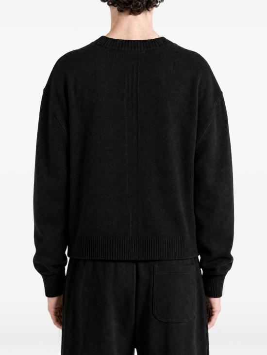 26FW 릭 오웬스 스웨터 RU02F4650WSBR 9 BLACK - RICK OWENS