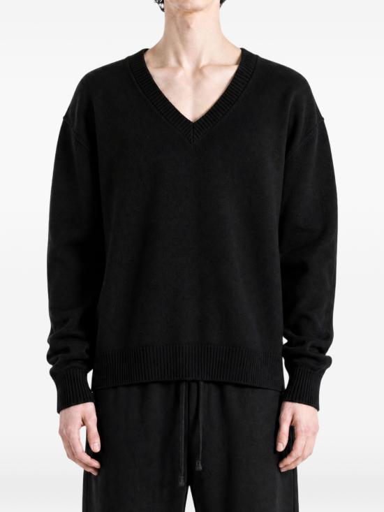 26FW 릭 오웬스 스웨터 RU02F4650WSBR 9 BLACK - RICK OWENS
