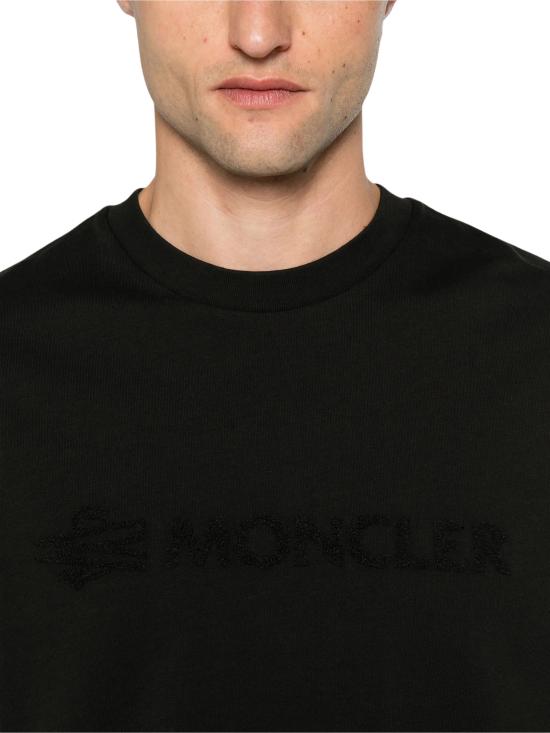 26FW 몽클레어 반팔 티셔츠 8C0001189AUG 999 BLACK - MONCLER