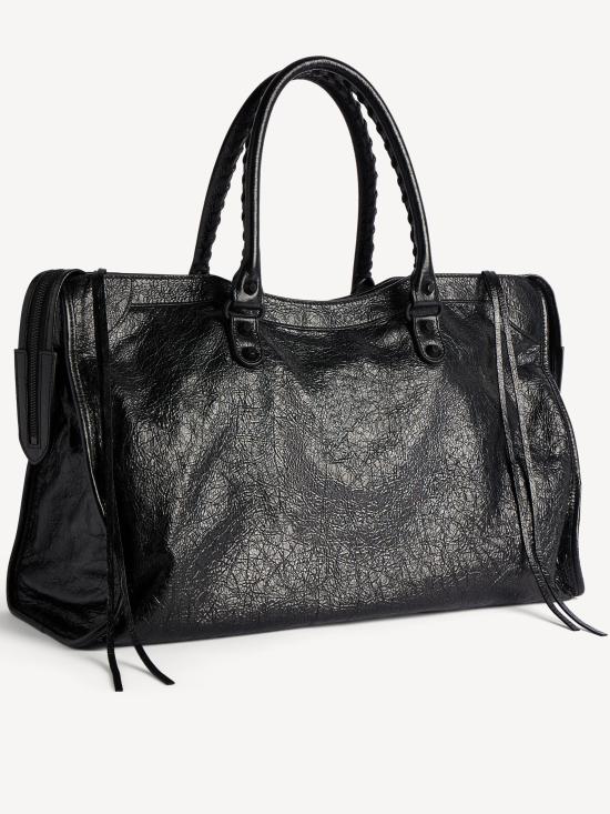 26FW 발렌시아가 르 시티 백 라지 8657652ACME1000 BLACK - BALENCIAGA