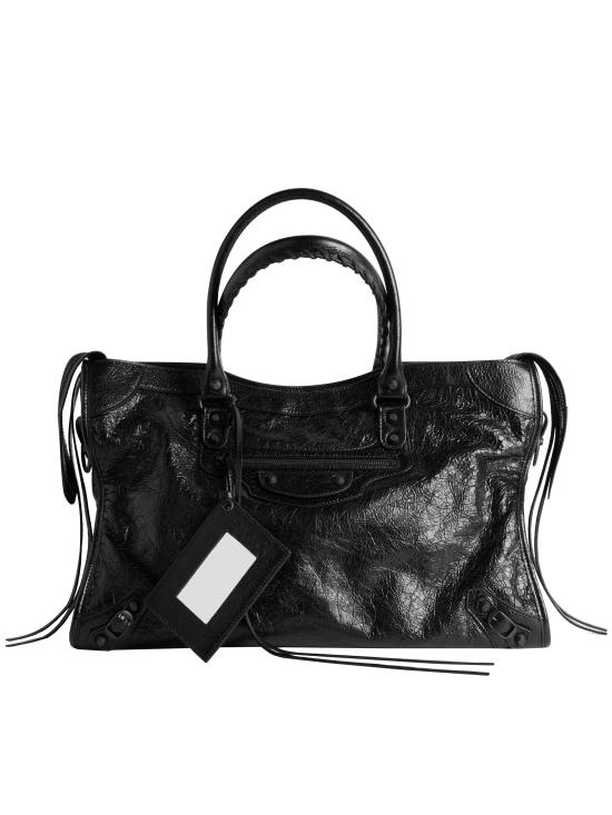 26FW 발렌시아가 르 시티 백 라지 8657652ACME1000 BLACK