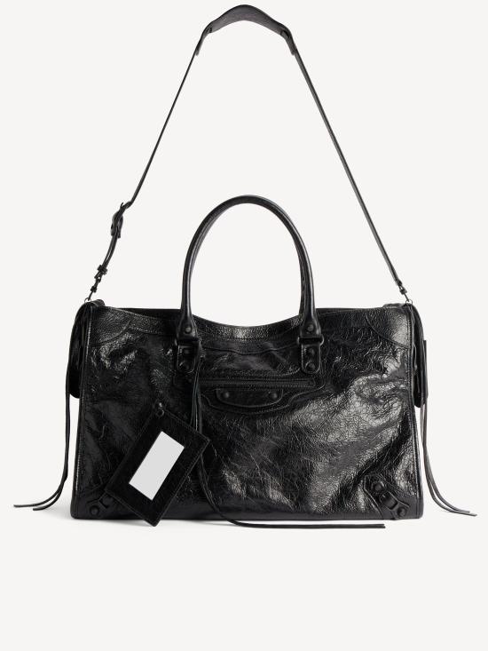 26FW 발렌시아가 르 시티 백 라지 8657652ACME1000 BLACK - BALENCIAGA