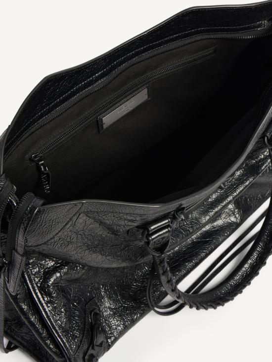 26FW 발렌시아가 르 시티 백 라지 8657652ACME1000 BLACK - BALENCIAGA