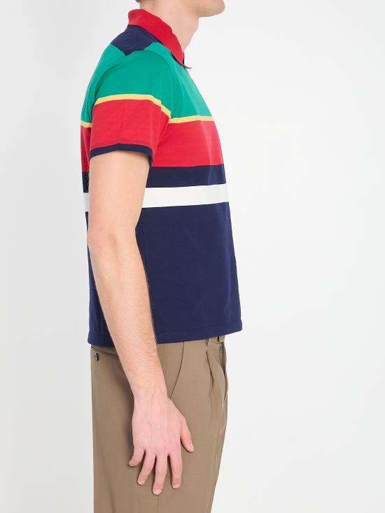 26SS 베르사체 폴로 티셔츠 10245791A178906G870 STRIPES - VERSACE