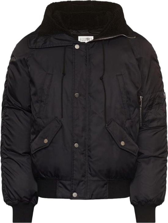 26FW MM6 메종마르지엘라 패딩 SH0AM0100 BLACK