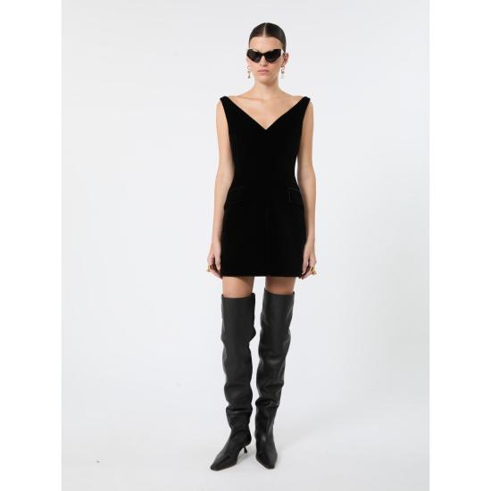 26FW 스포트막스 미디 원피스 2622626022600001 BLACK - SPORTMAX