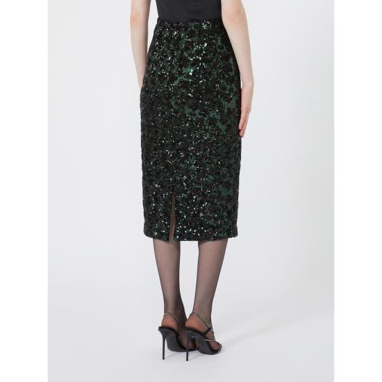 26FW 막스마라 스튜디오 미디 스커트 2626106034600002 GREEN - MAX MARA STUDIO
