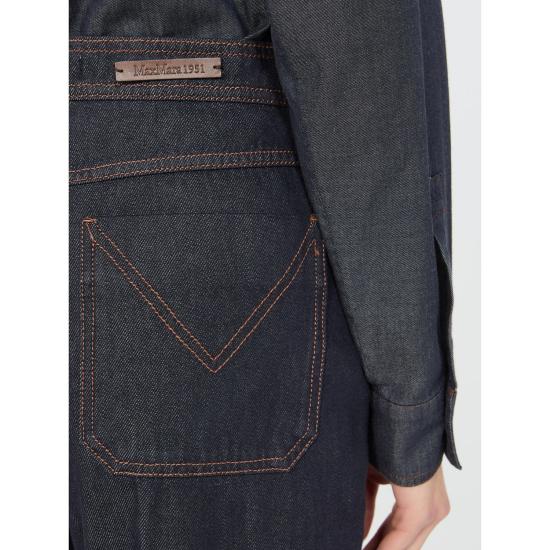 26FW 막스마라 스트레이트 팬츠 2621136042600001 BLUE - MAX MARA