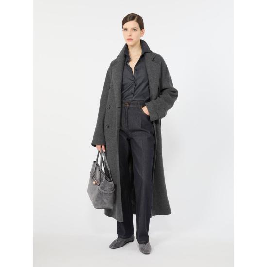 26FW 막스마라 스트레이트 팬츠 2621136042600001 BLUE - MAX MARA