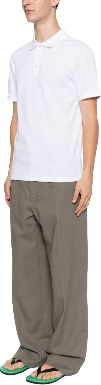 26SS 발망 폴로 티셔츠 GH0GB085BD10GDI WHITE - BALMAIN