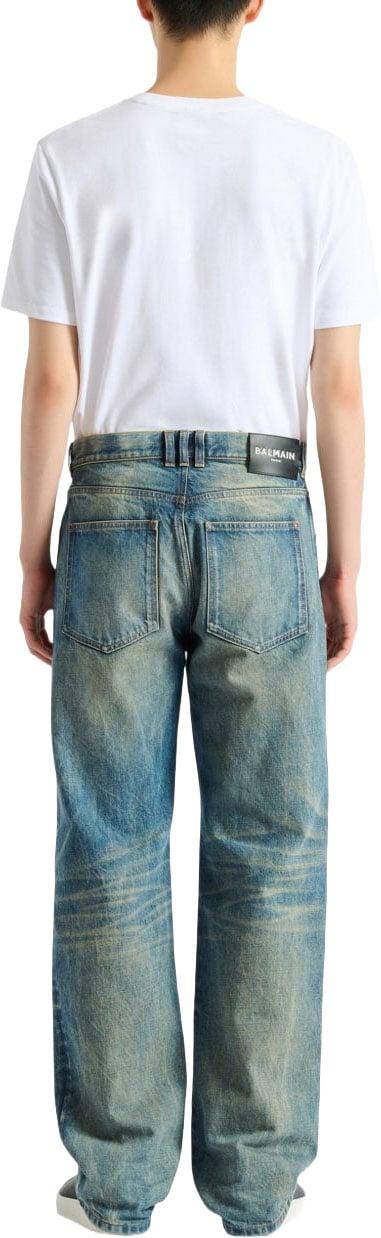26FW 발망 데님 팬츠 HH1ML138DG106AW BLUE - BALMAIN