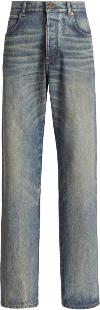 26FW 발망 데님 팬츠 HH1ML138DG106AW BLUE