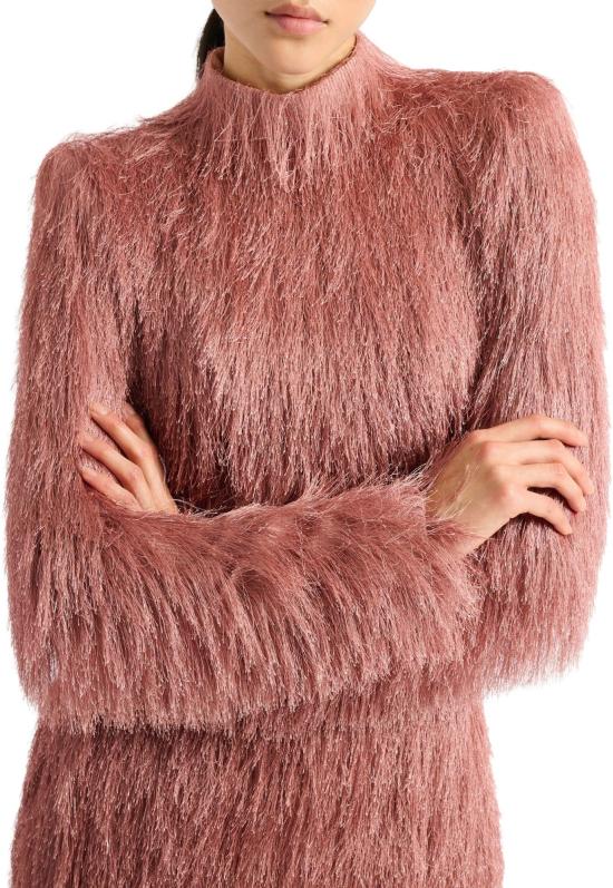 26FW 발망 숏 원피스 HF1R8975XM060EZ PINK - BALMAIN