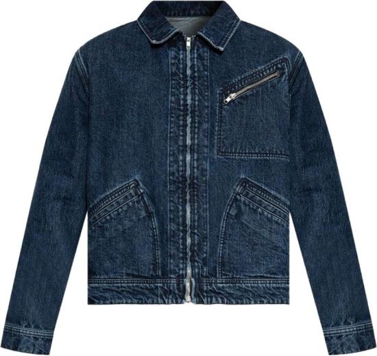 26FW 겐조 데님 자켓 FG65DB1076U3DS NAVY