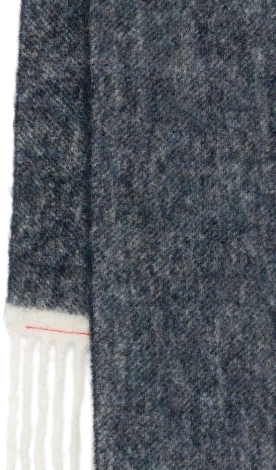 25FW 자크뮈스 프린지 울 스카프 ACU00572BOT40323FU NAVY - JACQUEMUS
