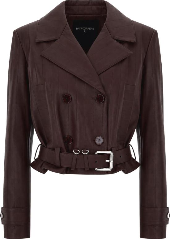 26FW 파트리지아페페 트렌치 코트 485310 BROWN