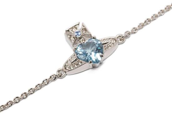 26SS 비비안웨스트우드 아리엘라 ORB 크리스탈 팔찌 6102020QP649 SILVER - VIVIENNE WESTWOOD
