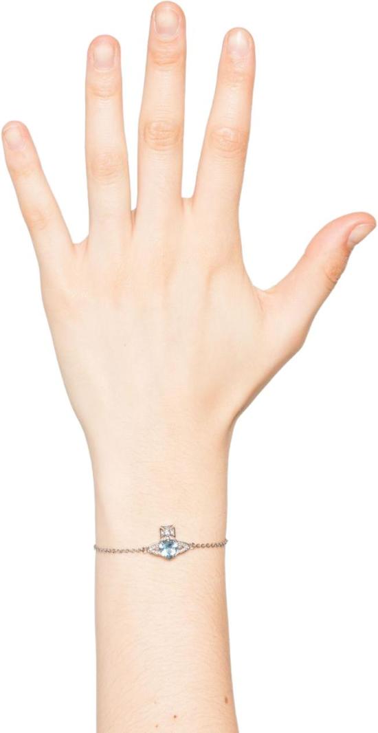 26SS 비비안웨스트우드 아리엘라 ORB 크리스탈 팔찌 6102020QP649 SILVER - VIVIENNE WESTWOOD