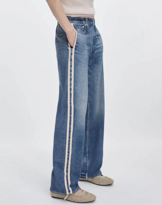  랙앤본 스트레이트 팬츠 Rag & Bone Miramar Sport Stripe Track Pant Sutton - RAG & BONE