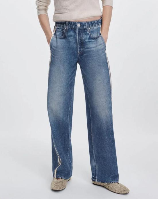  랙앤본 스트레이트 팬츠 Rag & Bone Miramar Sport Stripe Track Pant Sutton - RAG & BONE