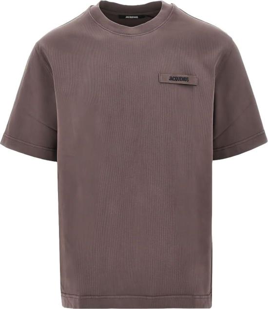 26FW 자크뮈스 그로그랭 로고 티셔츠 TSM00133AJ00226850 TAUPE