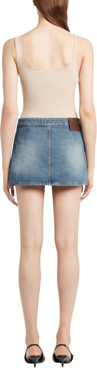 26SS 쿠레쥬 시그니처 데님 미니 스커트 126DJU342DE00587055 BLUE - COURREGES