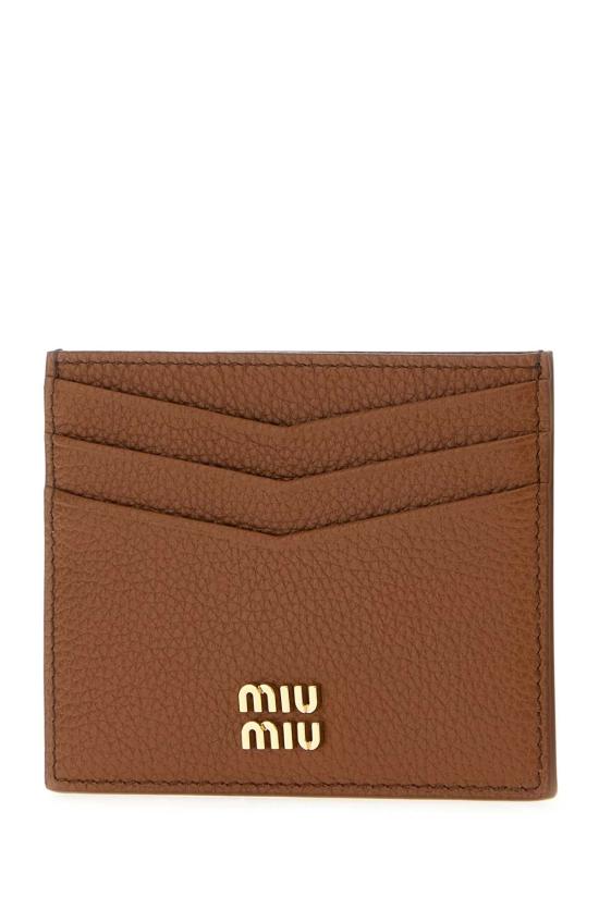 26FW 미우미우 나파 카드 지갑 나파 카드 지갑 5MC002ADT7 F0046 Camel - MIU MIU