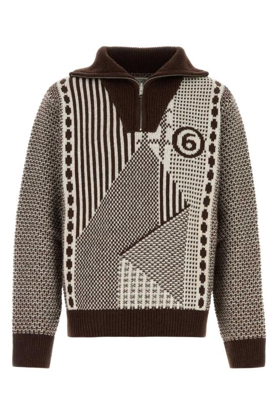 26FW MM6 메종마르지엘라 폴로 티셔츠 SH2GL0015M13354 001J Printed