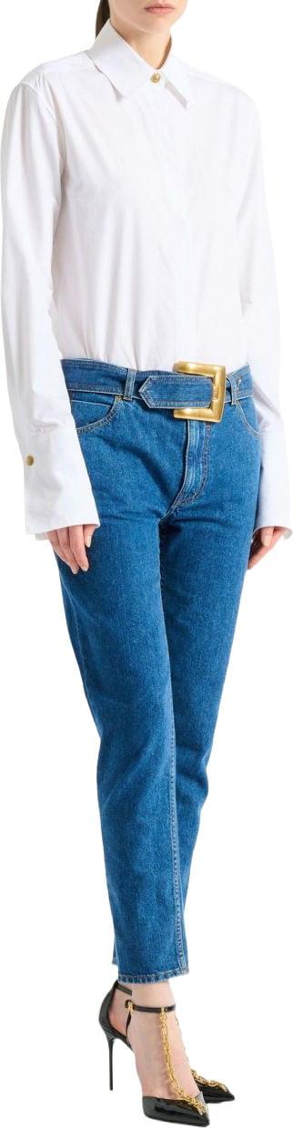 26FW 발망 데님 팬츠 HF1MF075DG086EX BLUE - BALMAIN