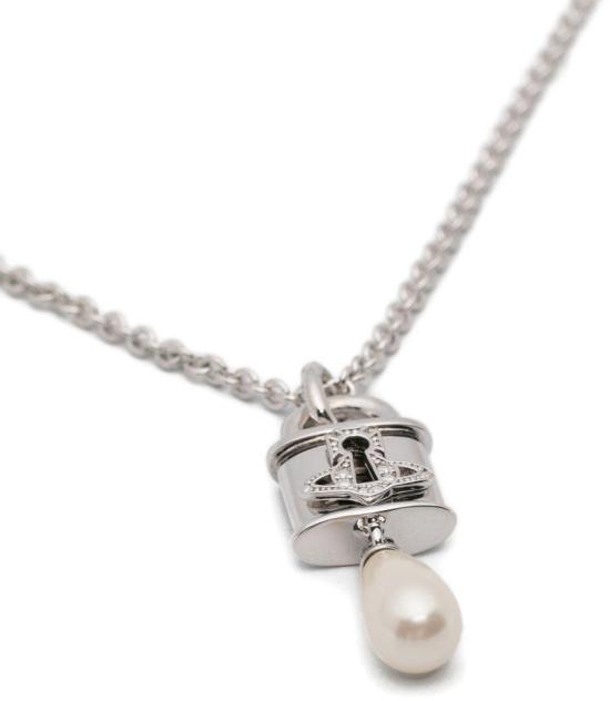 26SS 비비안웨스트우드 세레스티아 스몰 펜던트 목걸이 630203IQP103 SILVER - VIVIENNE WESTWOOD