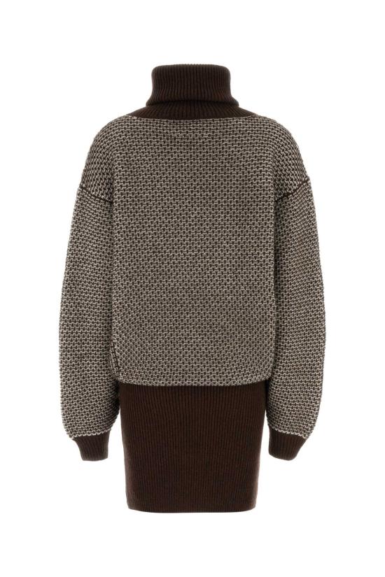 26FW MM6 메종마르지엘라 미디 원피스 S62DA0108M13354 001J Stripped - MM6 MAISON MARGIELA