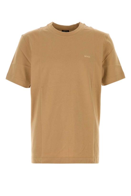 26FW 보스 반팔 티셔츠 50565995 260 Camel