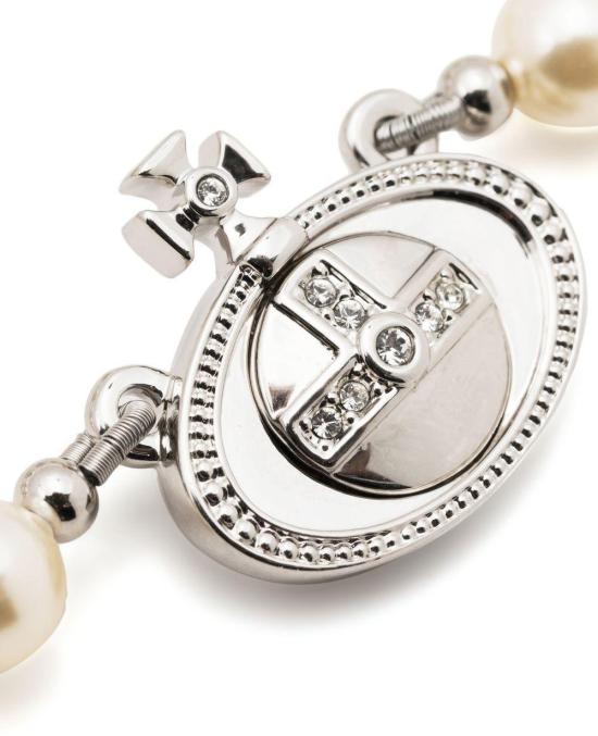 26SS 비비안웨스트우드 펄 바스 릴리프 초커 63030008P128 WHITE - VIVIENNE WESTWOOD