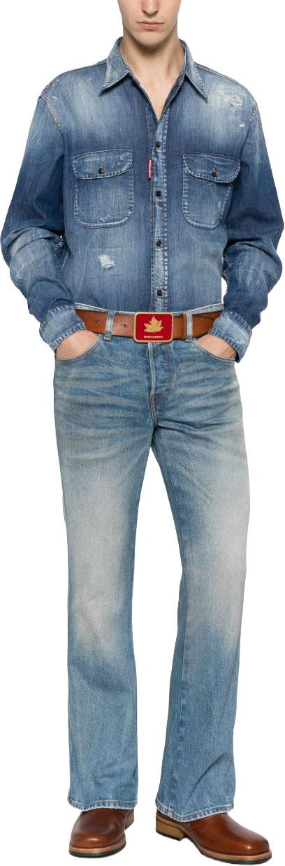 26SS 디스퀘어드2 셔츠 S71DM0834S30341470 BLUE - DSQUARED2