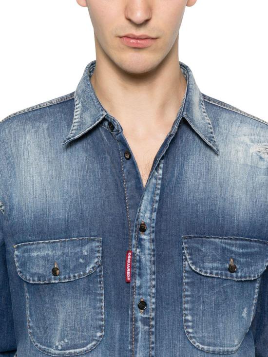 26SS 디스퀘어드2 셔츠 S71DM0834S30341470 BLUE - DSQUARED2