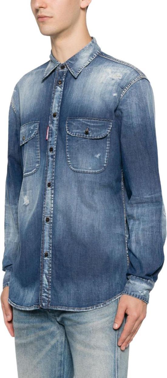 26SS 디스퀘어드2 셔츠 S71DM0834S30341470 BLUE - DSQUARED2