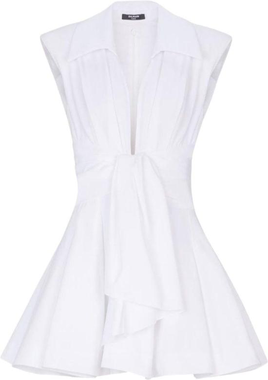 26SS 발망 숏 원피스 GF0R5181CB090FB WHITE