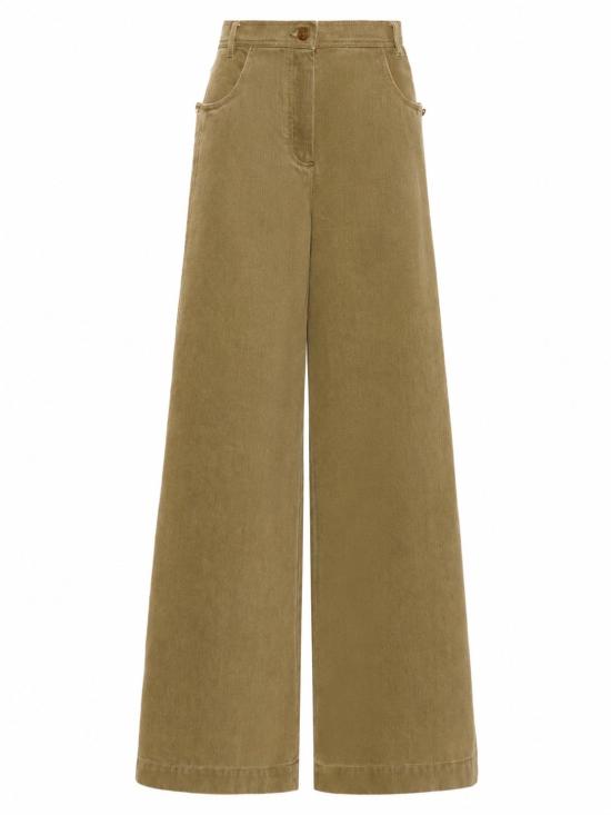 26FW 막스마라 스트레이트 팬츠 2621136081MXMALAMARO 002 VERDE KAKI