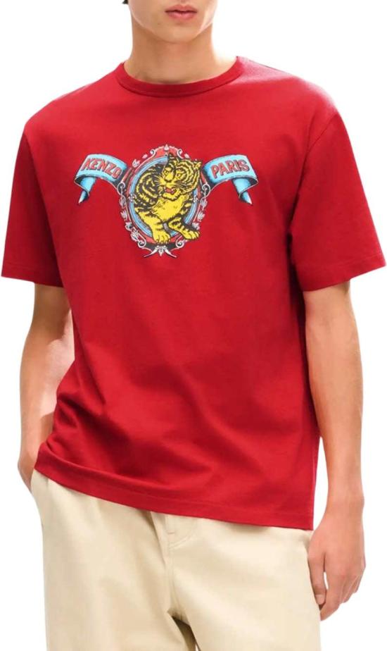 26FW 겐조 탑 FG65TS2984SG20 RED - KENZO