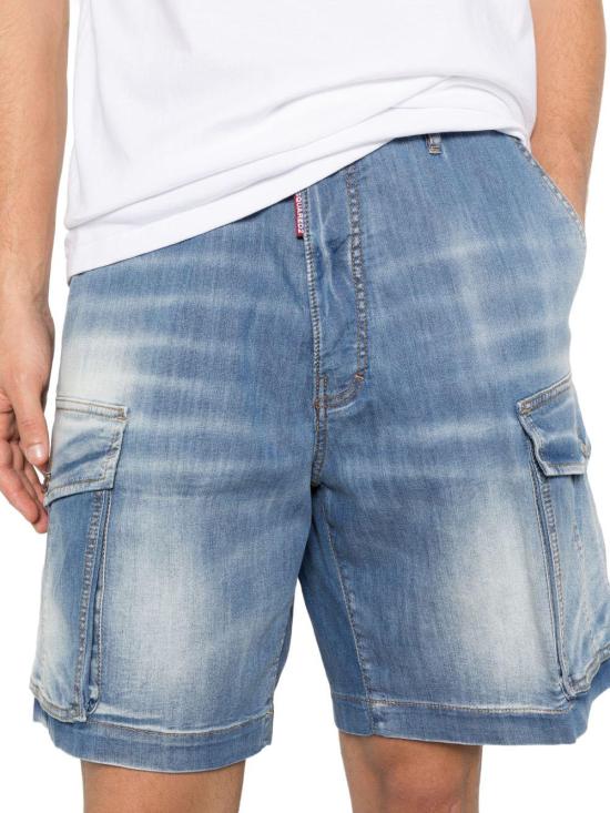 26SS 디스퀘어드2 데님 숏팬츠 S71MU0884S30341470 BLUE - DSQUARED2