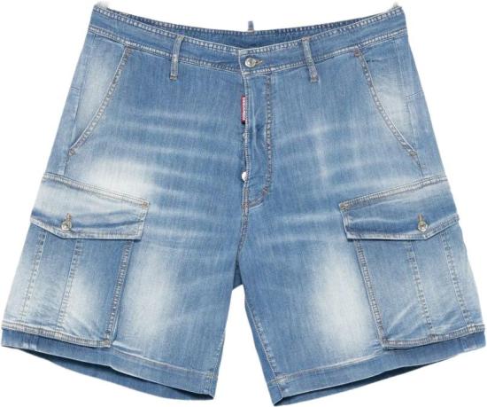 26SS 디스퀘어드2 데님 숏팬츠 S71MU0884S30341470 BLUE