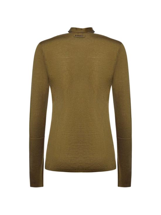 26FW 핑코 스웨터 107775SOFFIO A3O1V63 Verde - PINKO