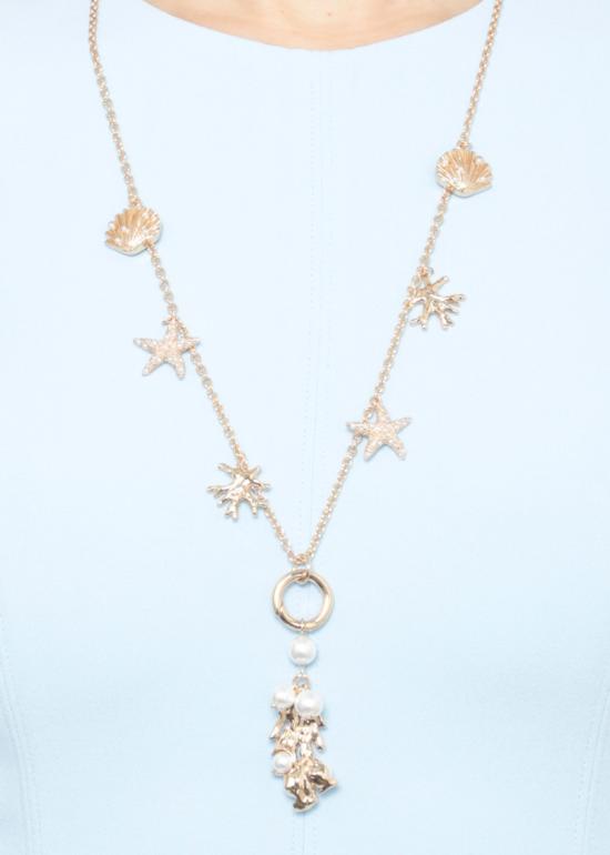 26SS 셀프 포트레이트 주얼리 SS26636NGDGOLD CORALGOLD - SELF PORTRAIT