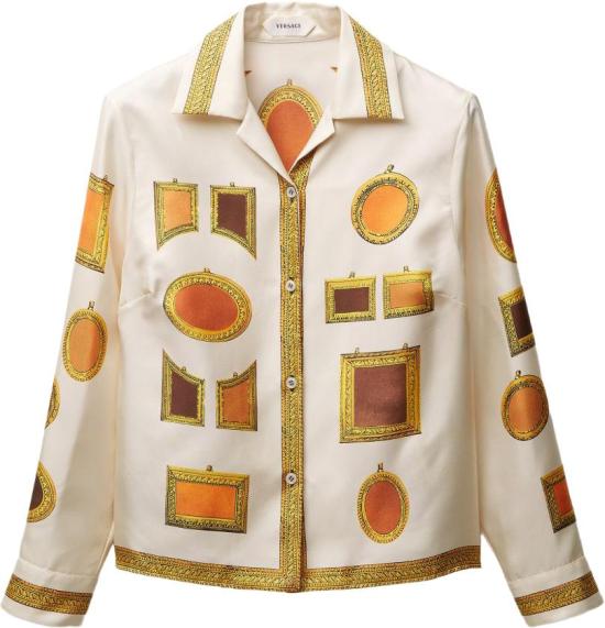 26SS 베르사체 블라우스 10242311A179515K920 WHITE